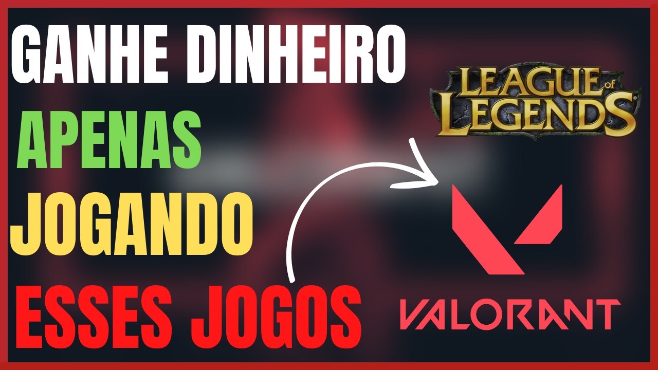 SITE PAGANDO EM DOLAR PARA VOCÊ JOGAR VALORANT – LEAGUE OF LEGENDS E OUTROS ! CORRE !!!