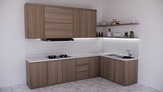 TUTORIAL SKETCHUP UNTUK PEMULA MEMBUAT KITCHENSET MINIMALIS