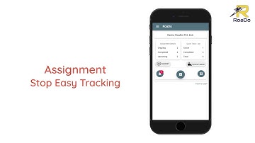 Assignment - Stop Easy Tracking | Transporter - Mobile | RoaDo Support
