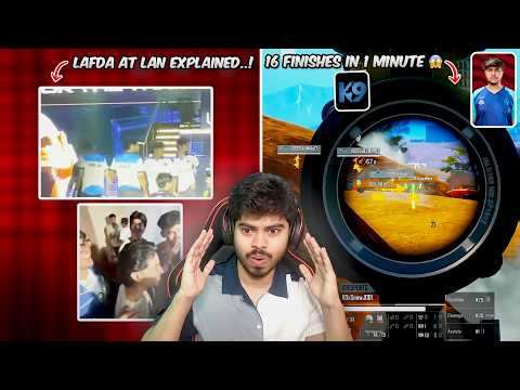 LAFDA AT LAN EXPLAINED! | 16 FINISHES IN 1 MINUTE BY K9 | 8BIT DOMINATION 🙌 | BMSD FINALS