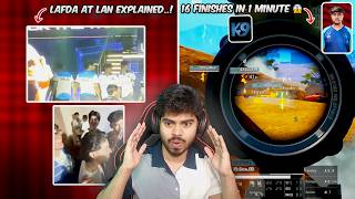 LAFDA AT LAN EXPLAINED! | 16 FINISHES IN 1 MINUTE BY K9 | 8BIT DOMINATION 🙌 | BMSD FINALS