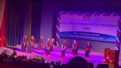 Remix dance for welcome program| KMC_Lalitpur#kmcians #groupdance
