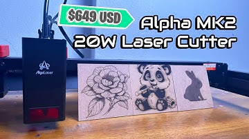*ALGOLASER ALPHA MK2* LASER CUTTER - FIRST LOOK!!