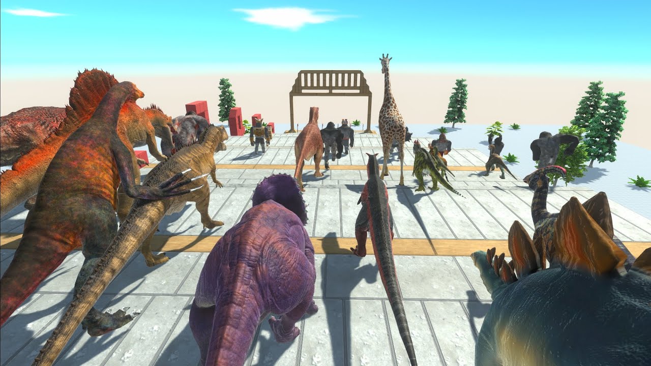How do animals cross the stairs? - Animal Revolt Battle Simulator