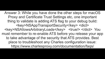 Cannot see iOS simulator traffic with charles proxy