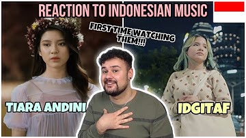 Reaction to Indonesian Music: Tiara Andini - Menjadi Dia // Idgitaf - Takut