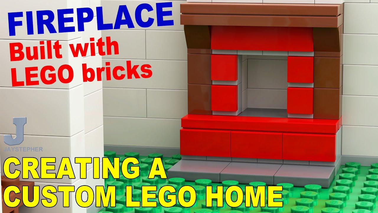Creating A Custom LEGO Home Fireplace Tutorial YouTube