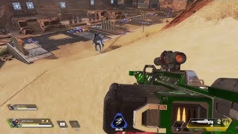 Apex legends S3 Pathfinder 360 grapple trickshot with kraber in the shooting range