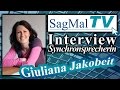 SagMalTV // Interview: Synchronsprecherin Giuliana Jakobeit