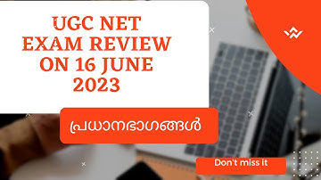 UGC NET EXAM Review 16 june 2023