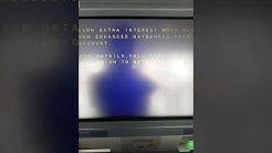 ATM *May Bank* Cara mengeluarkan duit - Durasi: 1.25. 