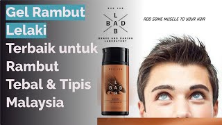 🌵 10 Gel Rambut Lelaki Terbaik untuk Rambut Tebal & Tipis Malaysia