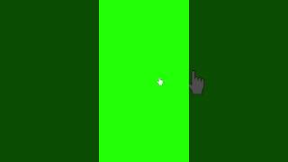 Mouse Click 'Hand Cursor' Green Screen | Motion Graphic | Shape Animation #animation #greenscreen