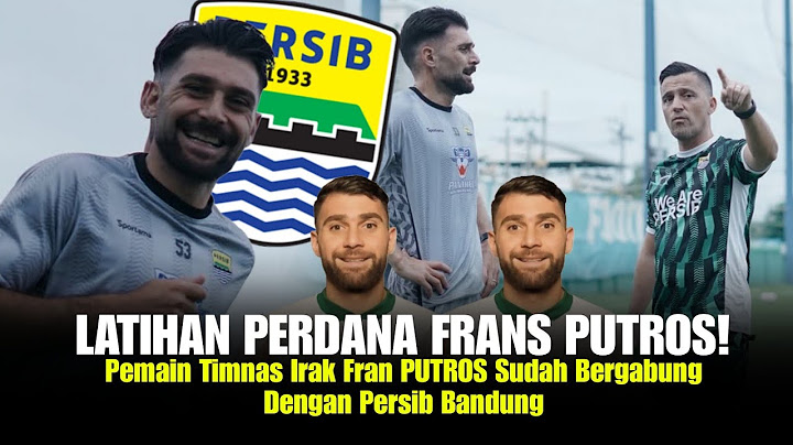 FIRST TRAINING FOR NATIONAL TEAM PLAYERS! Frans Putros with Persib Bandung in Thailand