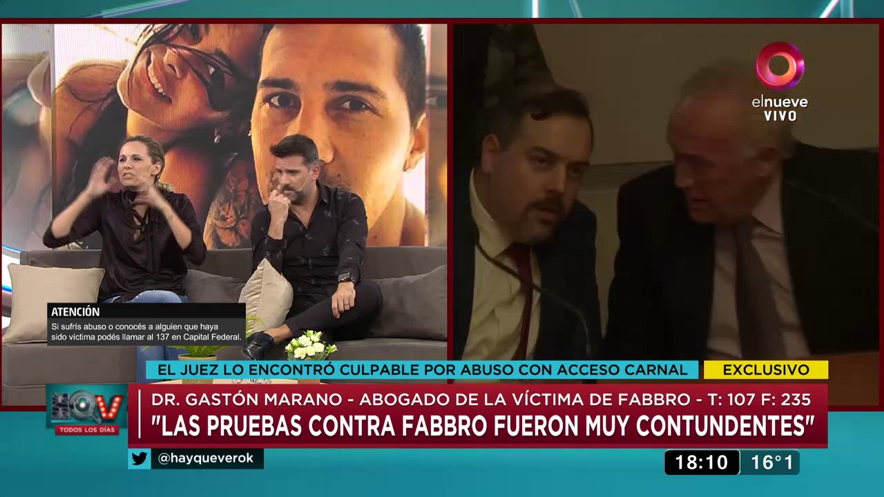 Doctor Gastón Marano: 'Las pruebas contra Fabbro hablan por sí mismas'