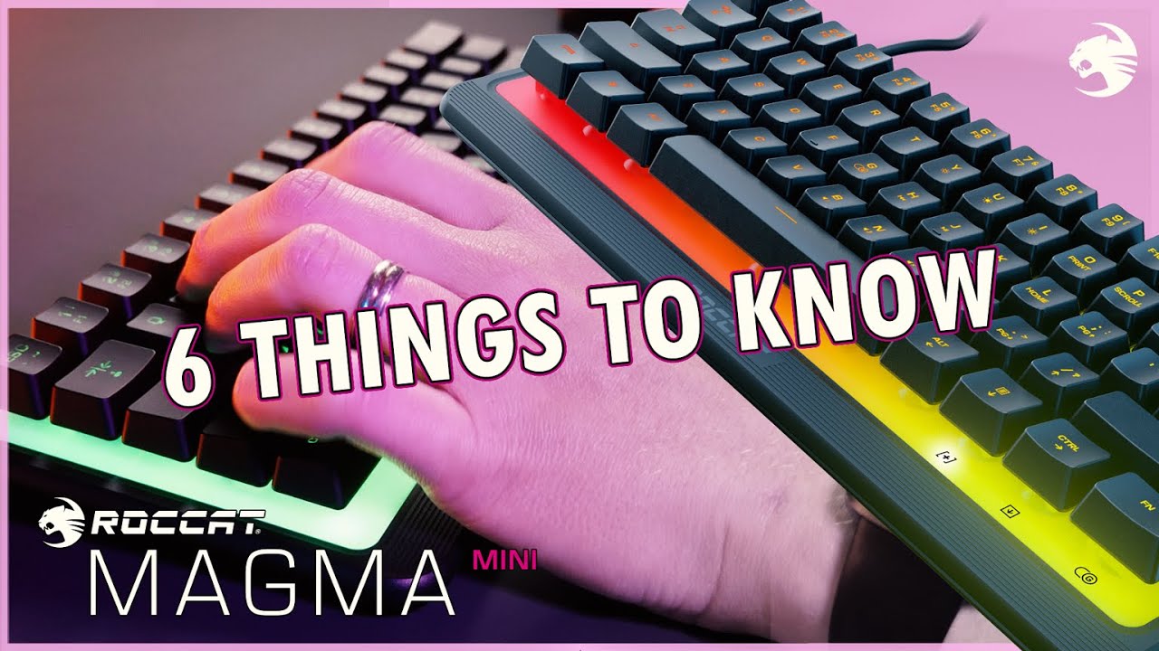 Magma Mini - clavier gaming RGB 60 %