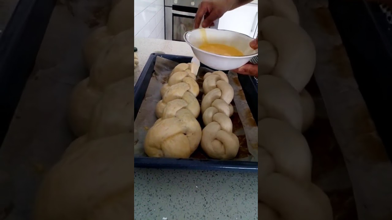 חלות שבת מארבע רצועות בשיטת האיקס