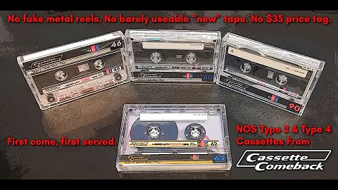 Cassette Comeback Home Brand Cassettes - Type 2 & Metal - With Updates