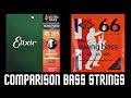 Elixir vs rotosound bass strings comparison