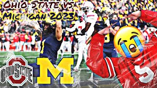 OHIO STATE FAN REACTS TO OHIO STATE VS MICHIGAN 2023 HIGHLIGHTS!!!