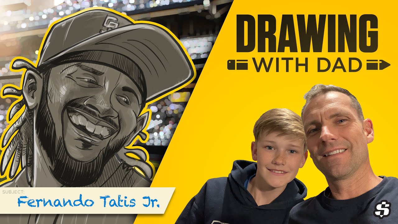 Drawing With Dad featuring Fernando Tatis Jr 