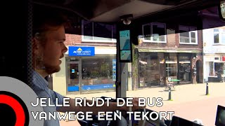 Student Jelle rijdt op de bus om tekort op te lossen: 'Wel vet natuurlijk'