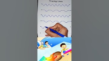 Tracing lines worksheet (Exercise# 6) #tracing #lines #drawing #art #shadealchemy #preschoollearning