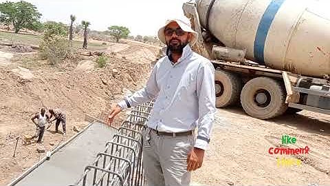 How to place Reinforcement Bars of an Apron of Box Culvert