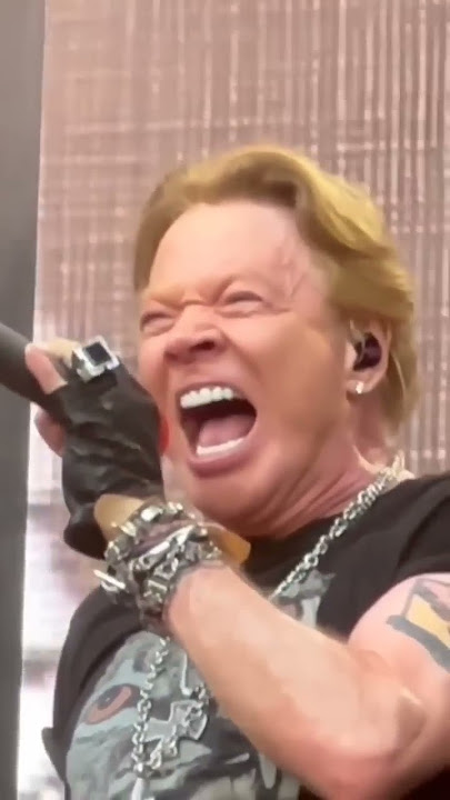 GNR 2022 #welcometothejungle #gnr #gunsandroses #axlrose #slash #shorts #shortvideo #fyp #concert