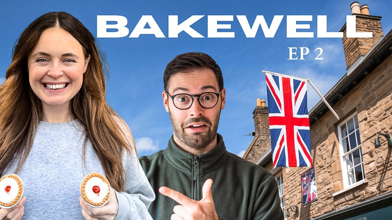 My Northern Irish wife trying the FAMOUS Bakewell Tart In Bakewell, England 🏴󠁧󠁢󠁥󠁮󠁧󠁿