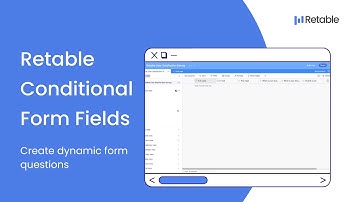 Retable | Conditional Form Fields