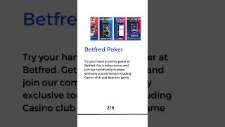 Top 5 Poker Mobile Apps in UK #shortvideo #shorts #short screenshot 2