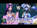 Cosmic Destiny Nami vs Splendid Staff Nami - League Of Legends