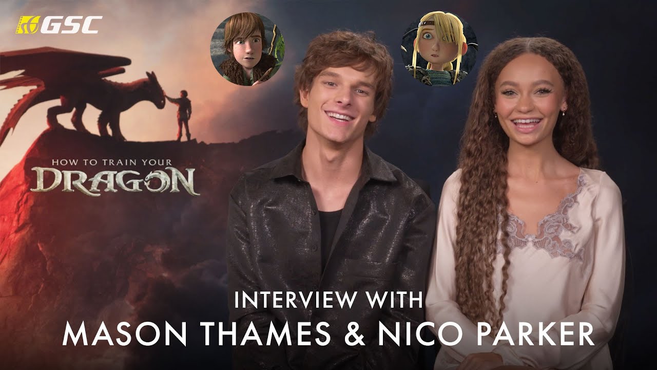 How To Train Your Dragon | Interview with Mason Thames & Nico Parker | Get Tickets Now in GSC