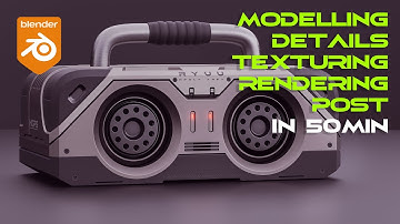 From a cube to render - COMPLETE hard surface TUTORIAL for Blender.