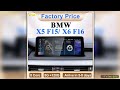 2024 New ID6 ID7 ID8 UI Android System Wireless Carplay AUTO For BMW X5 F15 X6 F16 NBT EVO Car Vide