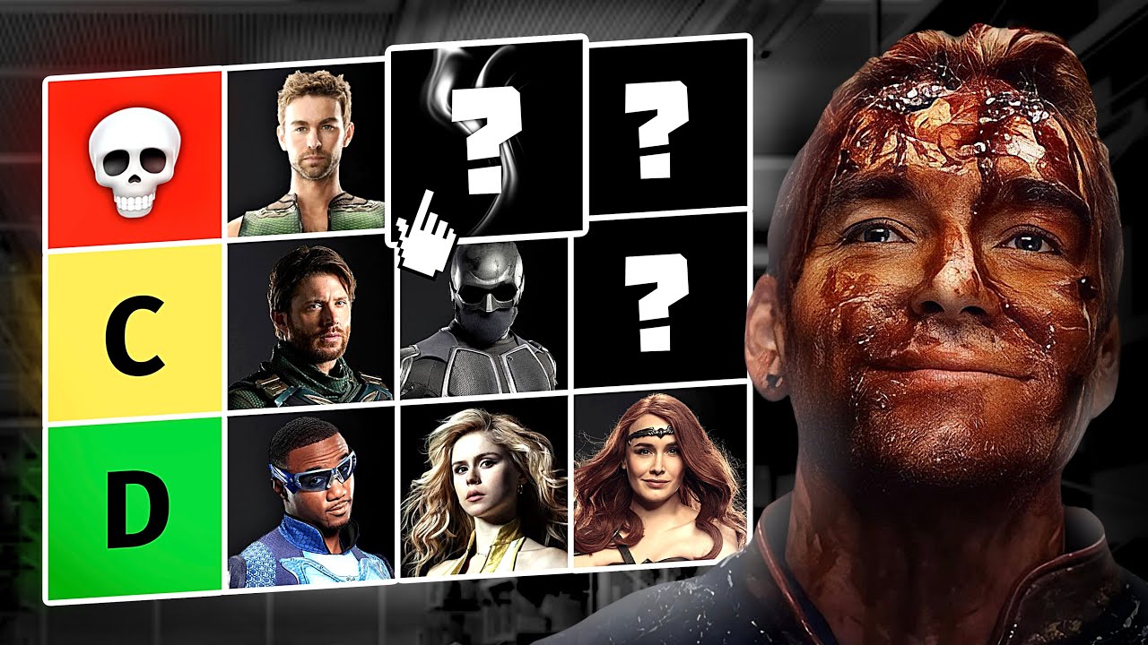 Тир Лист Суперов из сериала "The Boys" и "Gen V"