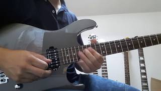 Rock Fusion Guitar Lick in F#m7 or Amaj7 (Cort G280, Cort Amp CM15R)