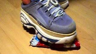 Buffalo High Heels Clogs Crushen Schoko Snails Bugs