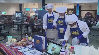 Students from Milby, Brazoswood compete in NASA HUNCH cooking challenge