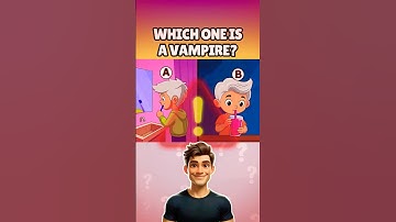 RIDDLE - WHICH ONE IS A VAMPIRE? #mayumiquiz #riddles #riddle #quiz #vampire