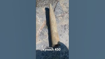 Huge shell casing. Kynoch 450