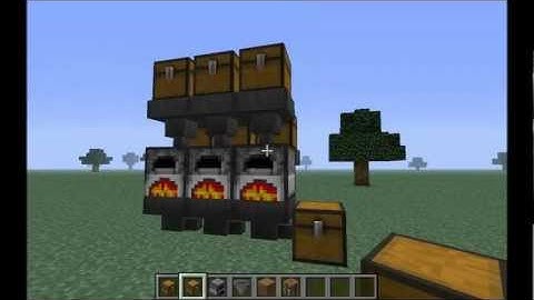Minecraft - How to Build an Auto Smelter In Vanilla