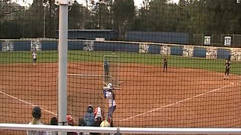 UCLA Camp. Jessie Hufstetler Hitting off Lisa Fern...