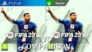 FIFA 23 PS4 Vs Xbox One - YouTube