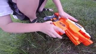 Fun with NERF N-Strike Modulus ECS-10 Blaster and NERF N-Strike Elite Stryfe Blaster by Dear Crissy 910 views 7 years ago 55 seconds