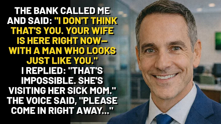 The Bank Called: "Your Wife Is Here With A Man Who Looks Just Like You..."