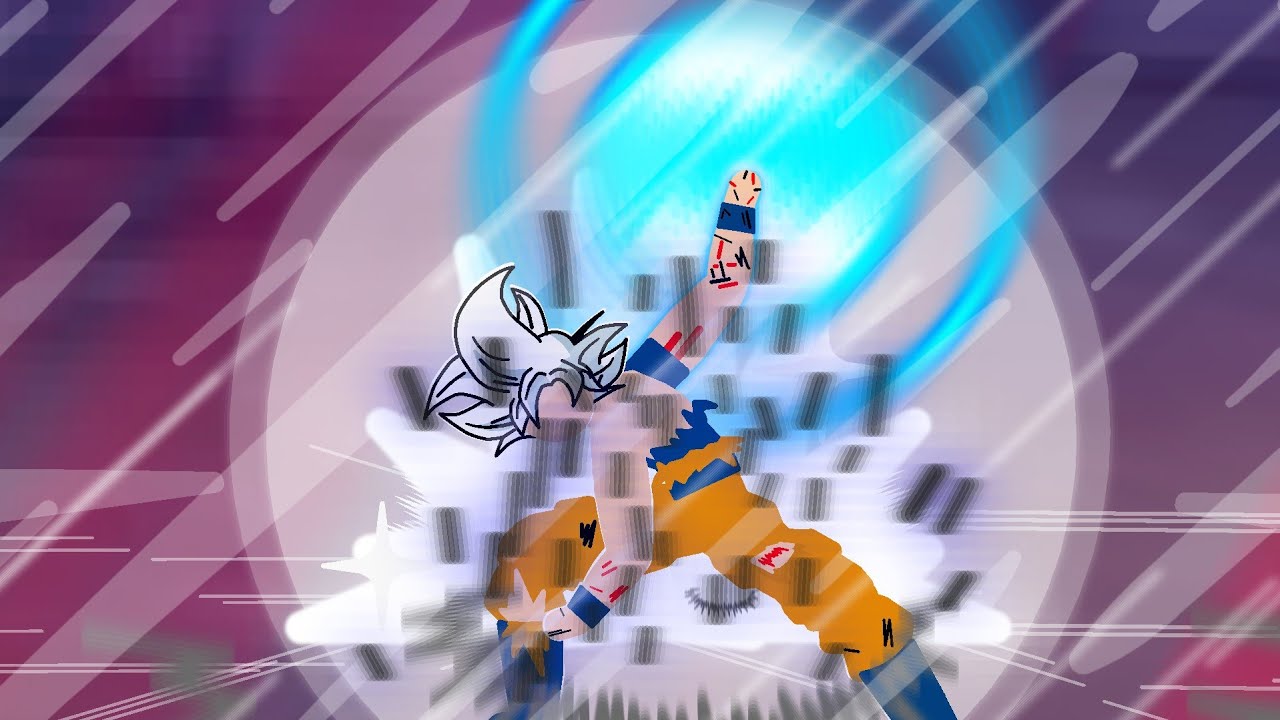 Dragon Ball Speed Animation||Goku Mui StickNode pro Animation Tutorial