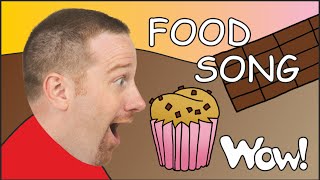 Food Song | Chocolate Cake Song for Kids from Steve and Maggie | English for Children ESL