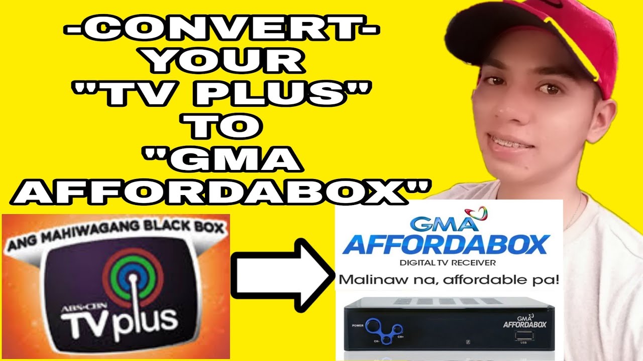 HOW TO CONVERT TV PLUS TO GMA AFFORDABOX FOR FREE - YouTube
